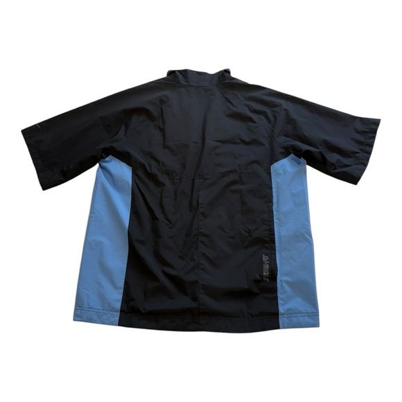 Nike Golf STORM-FIT Men’s Blue Black Short Sleeve Half-Zip Jacket Size - Medium - Picture 2 of 14